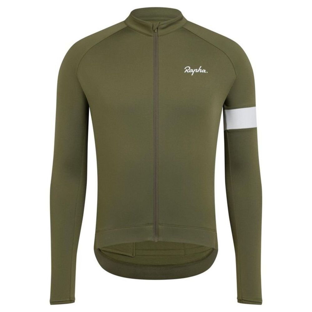 Rapha Mens Thermal Long-Sleeved Jersey / Khaki